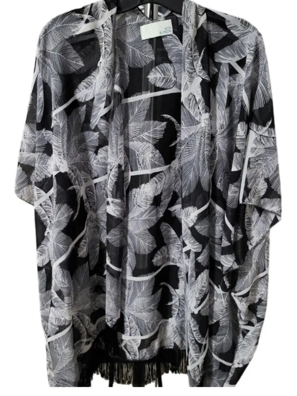 14th & Union Women’s Floral Beach Resort Wrap Shawl Coverup One Size Fits All